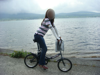 山中湖一周サイクリング
